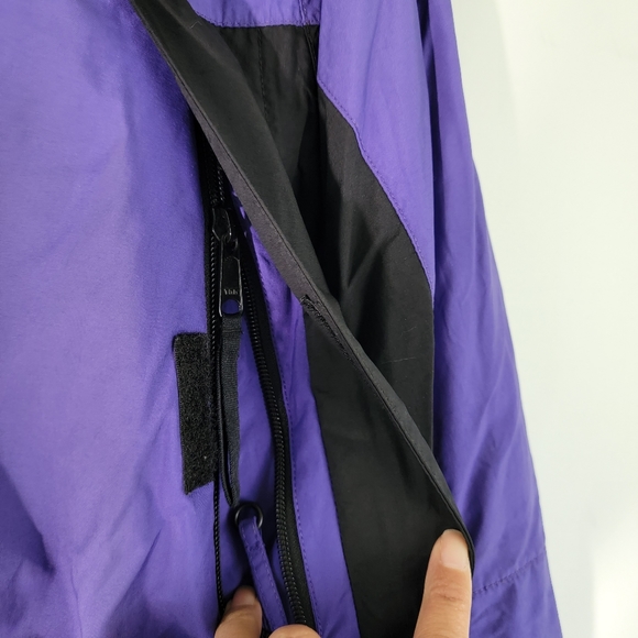 Mountain Hardware Conduit Purple Hooded Vented Rain Jacket Sz 12 Outdoor Nylon - Picture 6 of 12